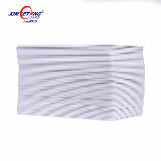 Cartão RFID em branco OEM de venda quente, sem chip, sem impressão