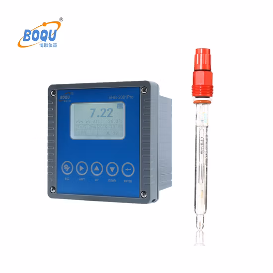 Conexão de alta temperatura Boqu As9/Ak9/Vp pH586 Cabo de 5m Sensor/sonda de pH de comprimento personalizado